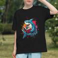 Kawaii Shark Reads Book Reading Library Book Bookworm Graphic Youth