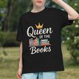 Librarian Queen Of The Books Book Reading Library Graphic Youth