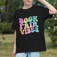 Library Book Fair Vibe Tie Dye School Reading Nostalgic Graphic Youth