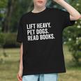Lift Heavy Pet Dogs Read Books Gym Workout Weight Lifter Graphic Youth Lift Heavy Pet Dogs Read Books Gym Workout Weight Lifter Graphic Youth