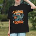 Lifting To Hold More Books Weightlifting Workout Bookish Graphic Youth