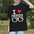 I Love Nerds I Heart Nerds For Science Book Knowledge Geeks Graphic Youth