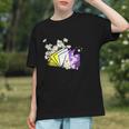 Non-Binary Book Lover Nonbinary Daisy LGBT Reading Pride Graphic Youth