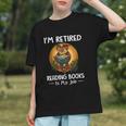 Owl I'm Retired Reading Books Is My Job Graphic Youth