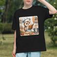 Owl Learning To Cook With Cookbook Chef Apron Stove Cooking Graphic Youth Owl Learning To Cook With Cookbook Chef Apron Stove Cooking Graphic Youth