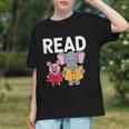 Pig Elephant Reading Cute Book Lover Bookworm Boys Girls Kid Graphic Youth Pig Elephant Reading Cute Book Lover Bookworm Boys Girls Kid Graphic Youth