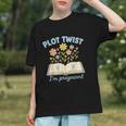 Plot Twist I'm Pregnant Literary Pregnancy Announcement Book Graphic Youth Plot Twist I'm Pregnant Literary Pregnancy Announcement Book Graphic Youth