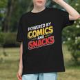 Powered By Comics And Snacks Comic Book Lover Graphic Youth Powered By Comics And Snacks Comic Book Lover Graphic Youth
