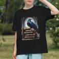 Raven On A Stack Of Books Wisdom Of Odin Graphic Youth Raven On A Stack Of Books Wisdom Of Odin Graphic Youth