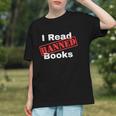 I Read Banned Books Censored Red Stamp Reading Librarian Graphic Youth