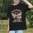 Read Books Be Kind Stay Weird Moth Coffee Lover Reading Graphic Youth