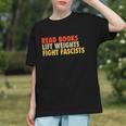 Read Books Lift Weights Fight Fascists Reading Humor Graphic Youth