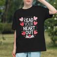 Read Your Heart Out Teacher Reading Book Love Valentines Day Graphic Youth Read Your Heart Out Teacher Reading Book Love Valentines Day Graphic Youth