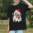 Retro Ghost Reading Book With Cat Bookish Club Christmas Men Women Kids Graphic Youth