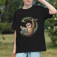 Sloth Reading a Book Lazy Sloth Bookworm Graphic Youth