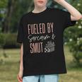 Smutty Book Lover Women Fueled By Sarcasm And Smut Spicy Graphic Youth