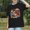 Squirrel Reading a Book Lover Bookworm Graphic Youth
