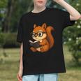 Squirrel Reading Book Lover Graphic Youth