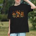 Teacher Fall Thanksgiving Turkey Reading Books Lovers Graphic Youth