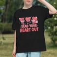 Valentine Day Book Read Your Heart Out Lovers Teacher Kids Graphic Youth