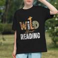 Wild About Reading Books Animal Theme Bookworm Library Day Graphic Youth Wild About Reading Books Animal Theme Bookworm Library Day Graphic Youth