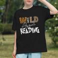 WILD ABOUT READING Reading Books Bookworm Library Day Graphic Youth