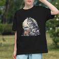 Wolf Reading Book Librarian Library Wolves Graphic Youth