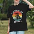 Women's Easily Distracted By Books Graphic Youth Women's Easily Distracted By Books Graphic Youth