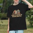 I Work To Support My Reading Addiction Books Lover Graphic Youth I Work To Support My Reading Addiction Books Lover Graphic Youth