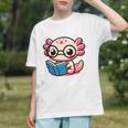 Adorable Book Lover Axolotl With Reading Glasses Cute Graphic Youth Adorable Book Lover Axolotl With Reading Glasses Cute Graphic Youth