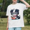 Adorable Book Lover Border Collie With Reading Glasses Cute Raglan Baseball Tee Graphic Youth Adorable Book Lover Border Collie With Reading Glasses Cute Raglan Baseball Tee Graphic Youth