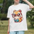 Adorable Book Lover Chipmunk With Reading Glasses Cute Premium Graphic Youth Adorable Book Lover Chipmunk With Reading Glasses Cute Premium Graphic Youth