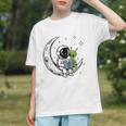 Astronaut Reading Book To Alien Moon Space Astronomy Graphic Youth