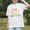 The Book Was Better Retro 70s Vintage Premium Tri-Blend Graphic Youth