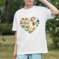 Book Lover Librarian Books Heart Valentine Graphic Youth