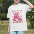 All Booked For Valentine Books Lover Teacher Floral Graphic Youth All Booked For Valentine Books Lover Teacher Floral Graphic Youth