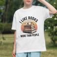 I Like Books More Than People Glasses Graphic Youth