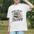 Books Are My Therapy Bookworm Reading Graphic Youth