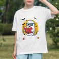Cute Ghost Reading Book Retro Halloween Librarian Graphic Youth Cute Ghost Reading Book Retro Halloween Librarian Graphic Youth