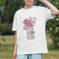 Cute Octopus Bookworm Fun Reading Tee For Book Lovers Graphic Youth