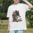 Dog Book Flower Graphic Youth