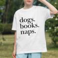 Dogs Books Naps Lovers Graphic Youth