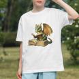 Dragon Bookworm Reading Book Graphic Graphic Youth
