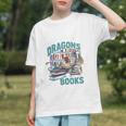 Easily Distracted By Dragons And Books Bookworm Graphic Youth Easily Distracted By Dragons And Books Bookworm Graphic Youth