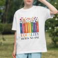 Equality Hurts No One LGBTQ Pride Books And Flowers Graphic Youth