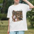 Ghost Reading Book Cat Lover Halloween Reading Enthusiast Graphic Youth