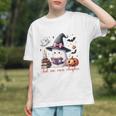 Ghost Reading Book Coquette Bow Halloween Girl Toddler Kid Premium Graphic Youth