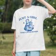 Just a Girl Who Loves Books Book Lover Bookish Graphic Youth Just a Girl Who Loves Books Book Lover Bookish Graphic Youth