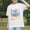Just a Girl Who Loves Dragons & Books Reader Fantasy Fun Premium Tri-Blend Graphic Youth