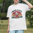 I Read Alotl Axolotl Retro Reading Books Lover Vintage Graphic Youth